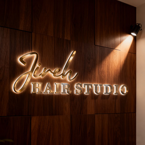 Letrero Comercial Personalizado con Retroiluminación LED 3D - Letras de Canal Acrílicas Premium para Peluquería y Barbería, Mejore la Imagen de su Negocio - Product Image 3