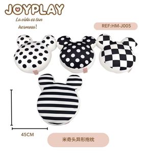 Cuscino di Lusso a Forma di Testa di Topolino, Decorazione Natalizia con Stampe Floreali e Geometriche, Impermeabile e Portatile - Product Image 1