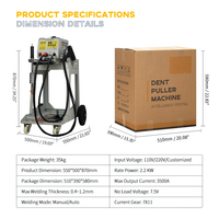 Extracteur de bosses de voiture 95W, extracteur de bosses, machine de réparation de carrosserie de voiture, machine de soudage par points, best-seller, soudeuse par points