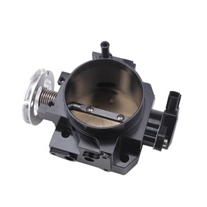 Boîtier de papillon Crastp K20 70mm Argent Noir pour Honda Civic K20A K24A2 Amélioration - Product Image 2