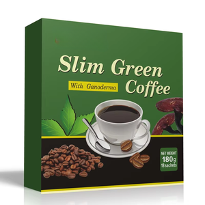 Café Verde Adelgazante Personalizado, Polvo Natural de Control de Dieta a Base de Hierbas, Café Instantáneo para Pérdida de Peso con <span class=keywords><strong>Ganoderma</strong></span> - Product Image 4