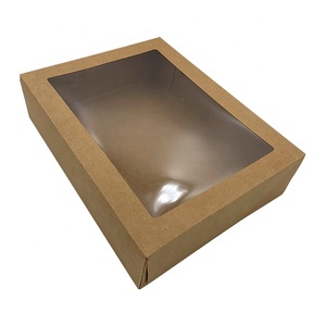 Custom Size <strong>Shining</strong> Cupcake Dessert Packaging Box Loaf Cookie Bakery Boxes With Clear Window 15-20 Days Acceptable Paperboard - Product Image 5