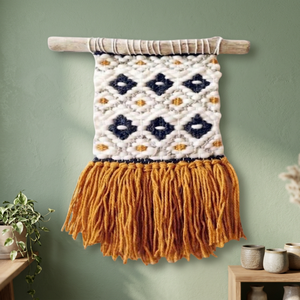 High Quality Macrame Wall Hanging From India Bohemian Design Durable and Washable for Diwali and Graduation Decor - Product Image 1