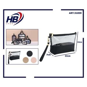 Portable 5x13.5x6.5cm <b>Waterproof</b> Toiletry <b>Bag</b> for Travel - Product Image 1