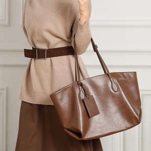 Sac fourre-tout grande capacité en cuir tanné végétal de première qualité pour femme, modèle 2025, haute qualité - Product Image 3
