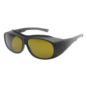 Lunettes de sécurité laser, monture noire, verres de 2 mm, transmission de 20 %, protection contre les UV et la lumière bleue, fabriquées à Shenzhen - Product Image 3