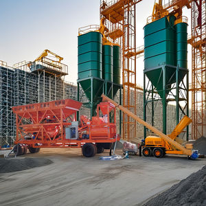 Planta Mezcladora de Concreto Móvil HZS60 Fabricada en China, 60m3/h, Pequeña Planta Dosificadora de Concreto Eléctrica para la Industria de la Construcción - Product Image 4