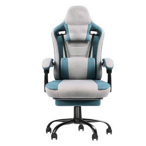 Chaise de jeu de course à dossier haut avec siège <span class=keywords><strong>baquet</strong></span> en tissu Chaise de bureau pivotante d'ordinateur en métal et en fer pour les cadres - Product Image 1