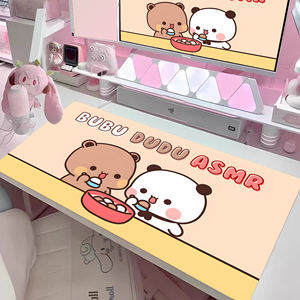 <span class=keywords><strong>Tapis</strong></span> <span class=keywords><strong>de</strong></span> bureau XL avec motif ours et panda mignons pour la journée à la plage, 120x60cm 70x30cm - Product Image 4