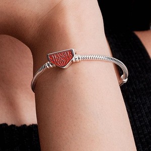 Ciondoli in Argento Placcato Rame con Perline, Accessori alla Moda per Donna, Adatti per Braccialetti Fai-<span class=keywords><strong>da</strong></span>-te Stile Stranger Things, Vendita all'Ingrosso - Product Image 5