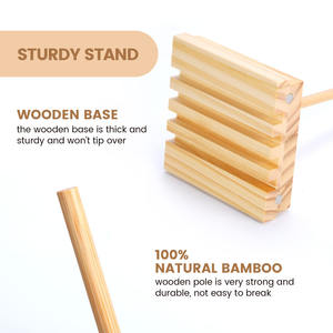 2026 support <span class=keywords><strong>de</strong></span> support <span class=keywords><strong>de</strong></span> beignet chaud en bois Bagel support <span class=keywords><strong>de</strong></span> beignet affichage Table à Dessert 4 chevilles bois beignet empileur <span class=keywords><strong>tour</strong></span> supports pour douches nuptiales - Product Image 5