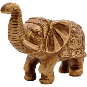 PARIJAT HANDICRAFT's Brass <b>Elephant</b> Showpiece Elegant Home and Office <b>Decor</b> Accessory - Product Image 5
