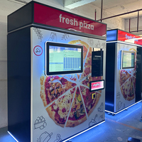 Máquina Expendedora de Pizza Inteligente con Pantalla Táctil, Múltiples Opciones de Pago, Monitoreo Remoto, Capacidad de 20-150 Unidades, Luz LED, OEM