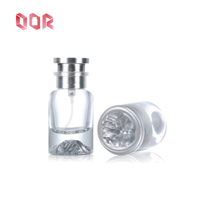 Luxury Thick Bottom Clear Glass Perfume <b>Bottle</b> 30ml 50ml 100ml Sexy <b>Bottle</b> Design Perfume Flacon With Spray <b>Mist</b> Silvery Lid - Product Image 2