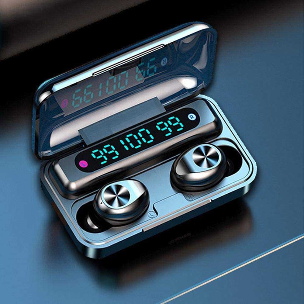 TWS настоящие беспроводные наушники F9 M12 со светодиодной индикацией батареи, наушники с сенсорным управлением, спортивная водонепроницаемая гарнитура, наушники
