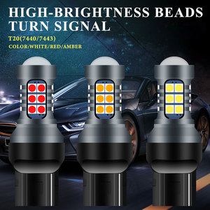 Đèn tín hiệu1157BAY15D LED T15 siêu sáng 3030 27SMD 1156 P21W BA15S đèn LED ô tô đèn chiếu hậu đèn báo rẽ 12V <span class=keywords><strong>T20</strong></span> - Product Image 3