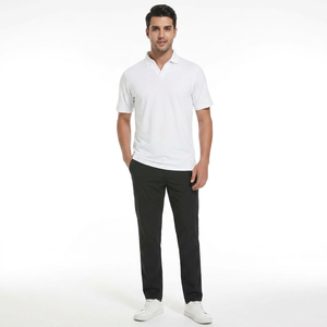 Polos respirants et écologiques à manches courtes, best-seller, premium, avec poche, micro-polyester 100%, anti-humidité, polos pour hommes - Product Image 1