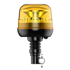 30 faisceaux LED rotatif ambre sécurité Flash balise avertissement lumière stroboscopique pour voiture tracteur lourd chariot élévateur 12V24V