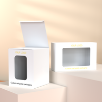 Caja de Embalaje Personalizada de Lujo para Limpiador Facial Rosa con Logotipo Estampado en Plata, Caja de Embalaje para Esmalte de Uñas