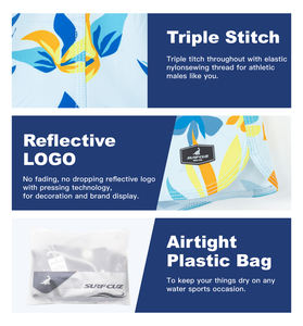 Pantalones cortos de <span class=keywords><strong>surf</strong></span> personalizados con nuevos diseños, bañadores de secado rápido para hombre, pantalones cortos de <span class=keywords><strong>surf</strong></span> en blanco, estilo callejero - Product Image 5