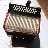 31 Key 12 Bass, 31 Buttons 12 Bass FBbEb Tune Button Accordion, Bayan Accordions with ABS case