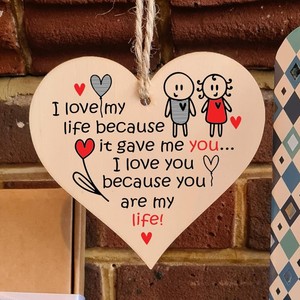Etiqueta Colgante de Madera Ecológica con Grabado, Regalo Romántico para Enamorados, Tamaño y Diseño Personalizables - Product Image 3