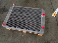 Refroidisseur ventilateur échangeur de chaleur radiateur de refroidissement 100007671 vis pièces de compresseur d'air