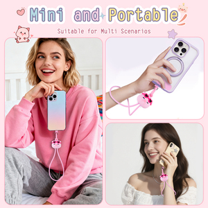 Cable <span class=keywords><strong>de</strong></span> Carga Rápida Pink Pig <span class=keywords><strong>de</strong></span> 60W, Antirrobo, Agradable al Tacto, Universal para Celulares y Laptops, con Correa <span class=keywords><strong>de</strong></span> Muñeca para Viajes y Actividades al Aire Libre - Product Image 5
