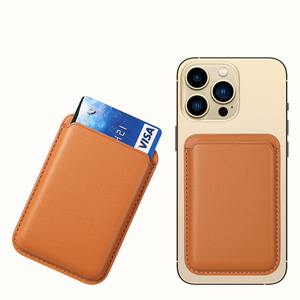 Logo personnalisé de haute qualité porte-cartes magnétiques en cuir de conception Simple pour <span class=keywords><strong>IPhone</strong></span> 15 14 <span class=keywords><strong>13</strong></span> porte-cartes portefeuille - Product Image 2