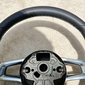 Volant de direction en cuir personnalisé argenté pour Volkswagen VW <span class=keywords><strong>Golf</strong></span> 6 7 MK7 GTI <span class=keywords><strong>GTD</strong></span> GTE Polo, vente directe d'usine - Product Image 5