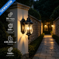 Appliques murales carrées LED d'extérieur, étanches, en aluminium, éclairage extérieur moderne pour la porte d'entrée de la maison, le patio, la cour, la villa