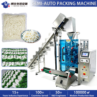 Machine d'emballage verticale semi-automatique facile à utiliser pour nouilles de riz, scellage et découpe de sachets, machine d'emballage de sachets VFFS