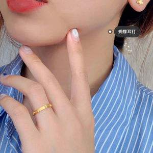 Zhoujia Gold Plated Stud Earrings Bow Cherry Four Leaf Clover Women Fashion Gift Jewelry Elegant Style Wholesale - Product Image 3