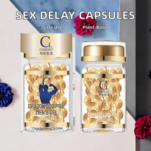 Eiaculazione sessuale maschile <span class=keywords><strong>capsule</strong></span> 20 Gel Pellet olio in scatola lubrificante per la masturbazione potenziamento sessuale - Product Image 2