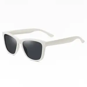 Bestseller polarisierte Sonnenbrille kunststoff weißer Rahmen sonnenbrille großhandel individuelle Designer-Sonnenbrille Herren Sonnenbrille