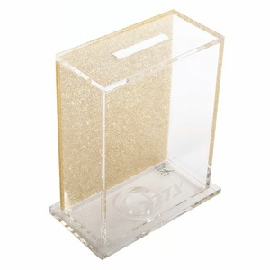 आधुनिक ल्यूसी जुडाका त्ज़ादा और चैरिटी दान बॉक्स एक्रिलिक कबूतर बैंक सोना/चांदी/स्पष्ट रंग पूर्व-असेंबल - Product Image 6