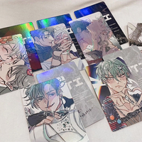 Cartes photo holographiques personnalisées, jeu de cartes à collectionner TCG, collection de cartes de célébrités, anime, dessins animés, Kpop, cartes flash en feuille laser