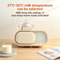 Chauffe-biberon et chauffe-lait maternel électrique portable rechargeable par USB, sans BPA, pour les bébés de 0 à 12 mois, idéal pour les voyages