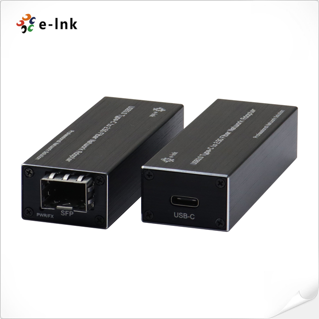 2.5G USB-C to SFP Network Adapter with Realtek RTL8156 Chip for High-Speed Fiber Optic Connectivity on Windows Mac Linux