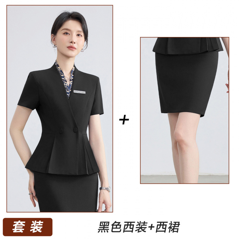 black suit dress