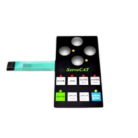 Clavier à membrane FPC étanche IP67 de haute qualité personnalisé ZHONGSHAN avec LED et dôme en métal