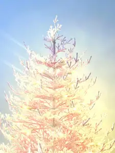 Vendita calda ultimo stile bianco ramo morto albero di natale alberi di natale all'ingrosso albero di natale con luci