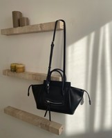 Nouveau Sac Bandoulière de Luxe en Cuir Véritable de Haute Qualité, Sac à Main Tendance avec Motif Visage Souriant, Grande Capacité, Sac à Bandoulière Simple pour Femme