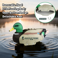 Leurres de chasse au canard mallard FlexFloat EVA, lot de 6, flottants, durables, écologiques, auto-redressants, étanches