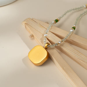 GIVELUCK, venta al por mayor, colgante de collar de mujer de moda personalizado con pulsera de cuentas de circón, cadena para tiendas de joyería de regalo - Product Image 4