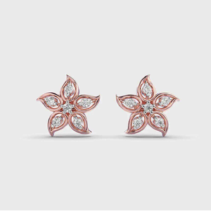 Aros Clásicos de Oro Amarillo con Diamantes Cultivados en Laboratorio, Corte Brillante, Chapados en Rodio, Certificados por IGI, Joyería Moderna para Mujer RATAN - Product Image 3