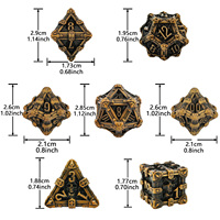 Superbe ensemble de dés DND en métal vert martelé, 1 pièce, fait main, en zinc moulé, dés polyédriques pour Dungeons & Dragons, jeux de rôle de table