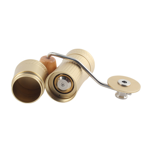 Molinillo de café manual con muelas ajustables, diseño minimalista, molinillo de cerámica portátil, máquina para moler café para acampar - Product Image 3