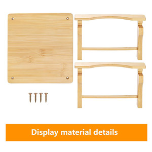 पानी के जूग ग्लास वाटर पिचर बेस में फिट बैठता है प्राकृतिक बांस पेय पदार्थ डिस्पेंसर स्टैंड - Product Image 5