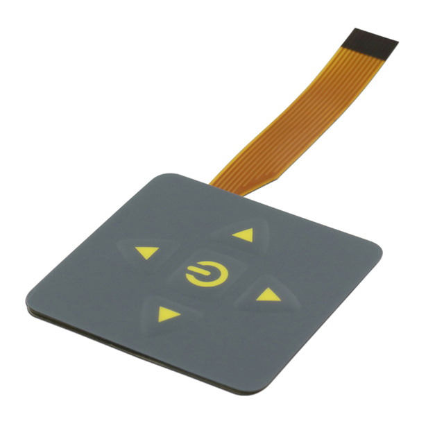 Waterproof arrow keyboard 5 keys membrane fuel dispenser membrane switch keypad membrane switch on off